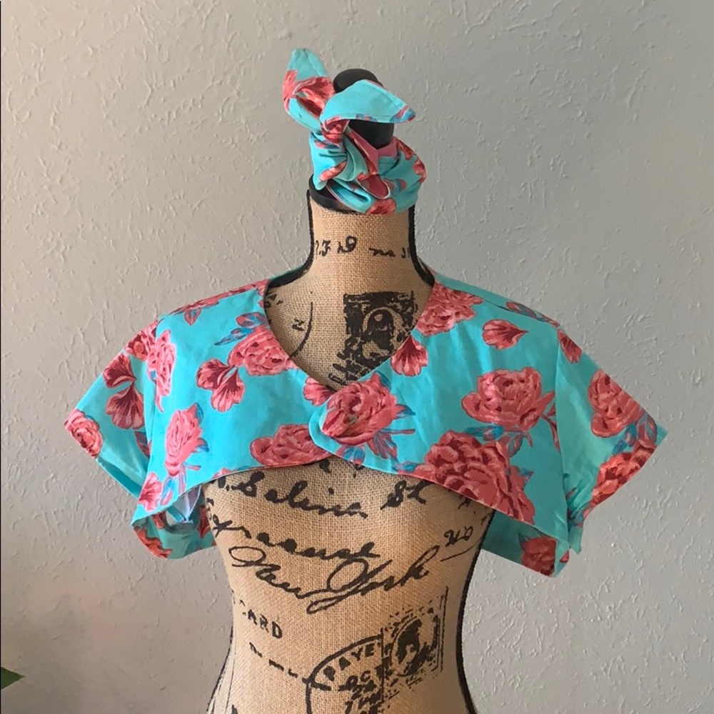 Bolero Scarf Pinup Rockabilly Retro Plus Volup 2XL